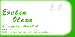 evelin olexa business card